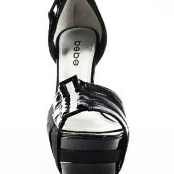 Bebe Belinda heels sz 10 Red, blk, and tan ❤💜🧡💛 - Picture 6 of 8